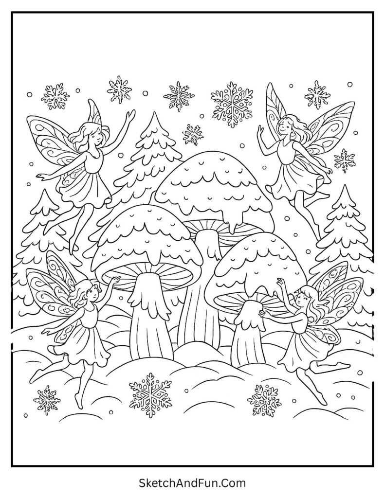 winter printables coloring pages