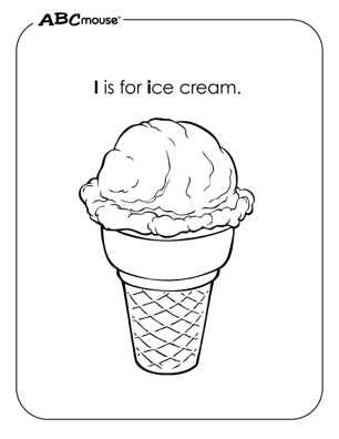 ice cream cone coloring pages printable