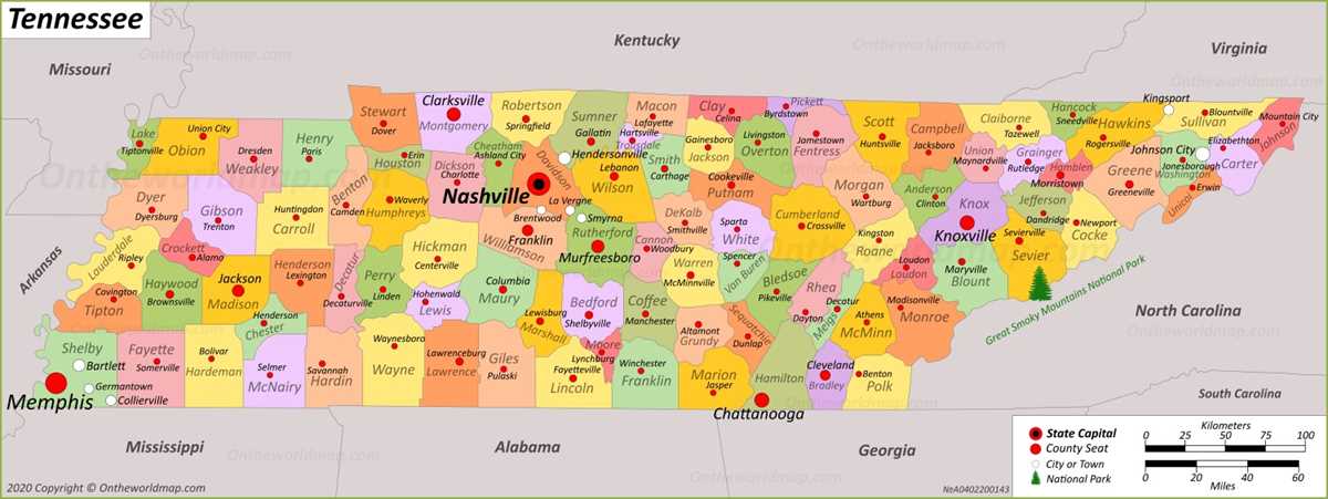 printable map tennessee printable map tennessee