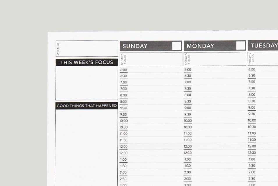 hourly day planner printable