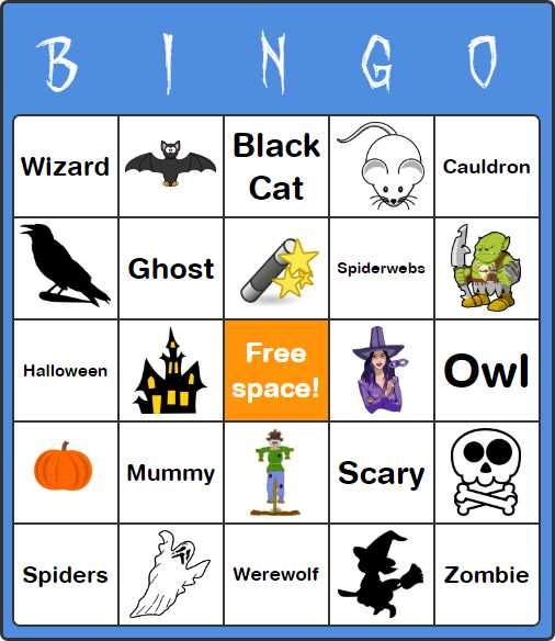 halloween bingo cards free printable