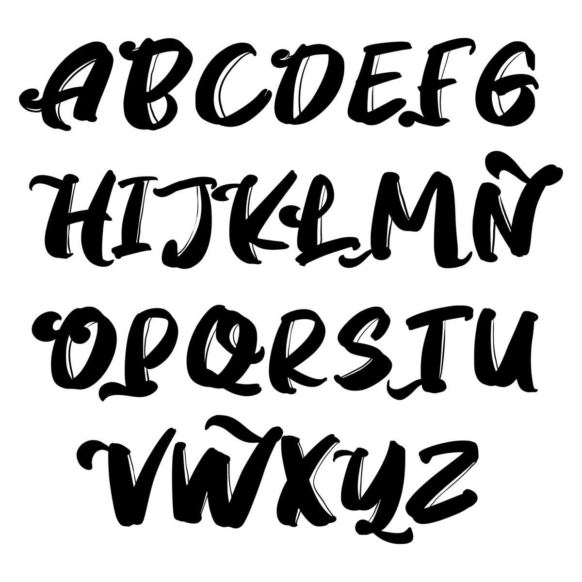fancy letter printables