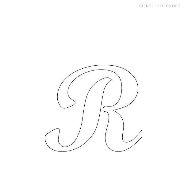 printable bubble letter r printable bubble letter r