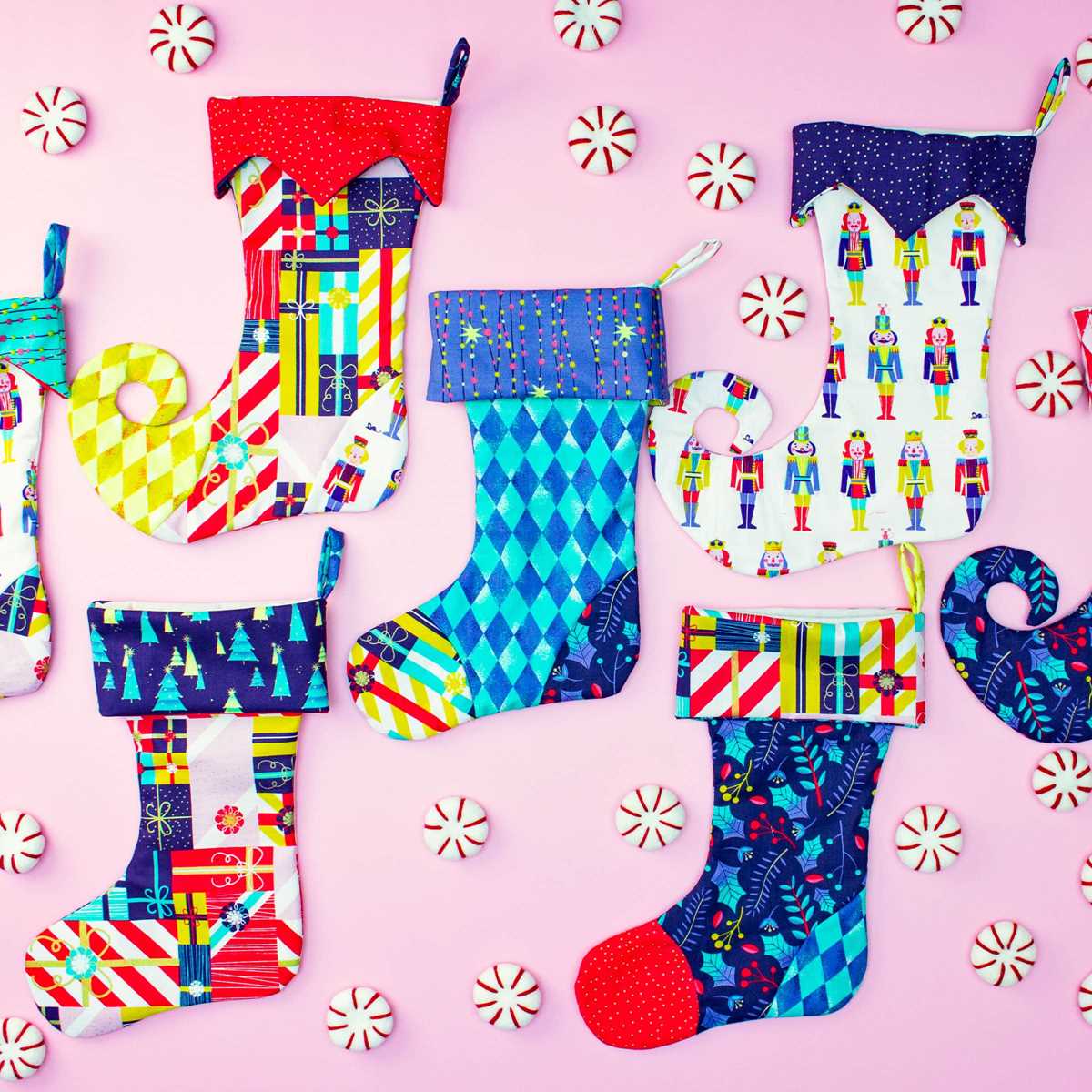 pattern for a christmas stocking free printable