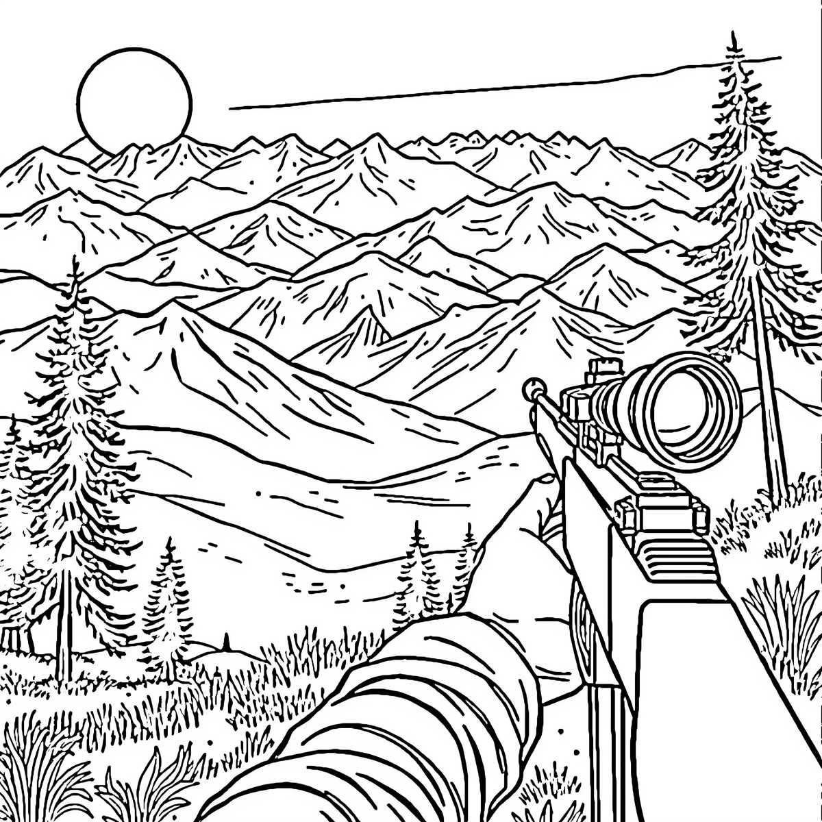hunting printable coloring pages hunting printable coloring pages