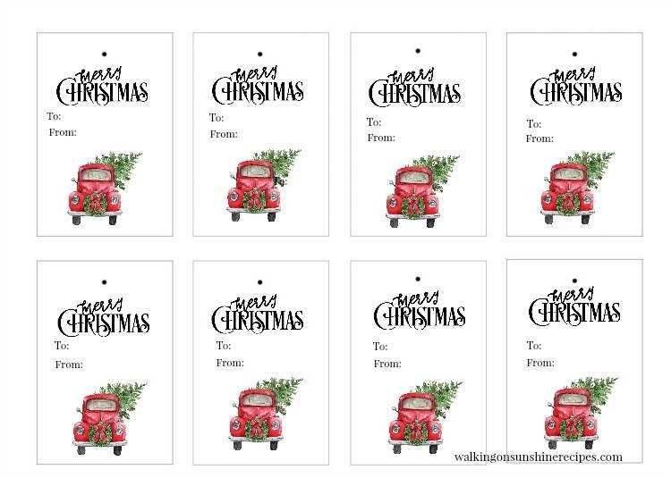 printable christmas tag
