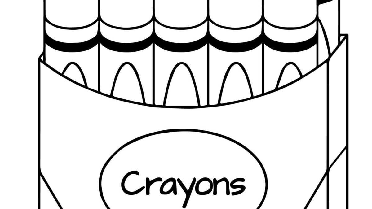 crayon printable coloring pages