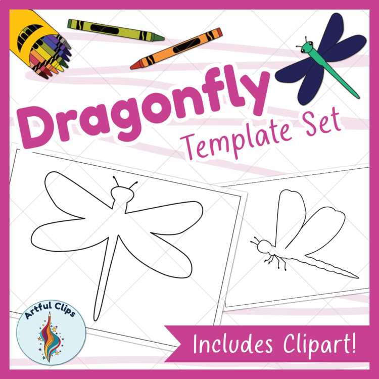 dragonfly template printable