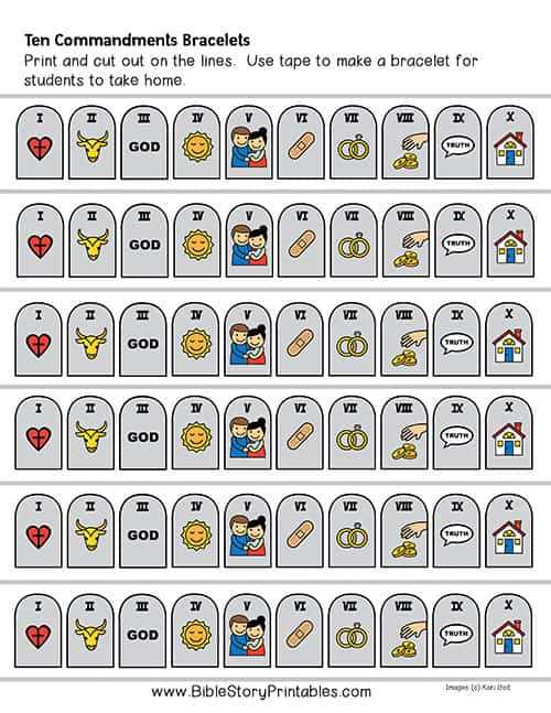 free 10 commandments printables
