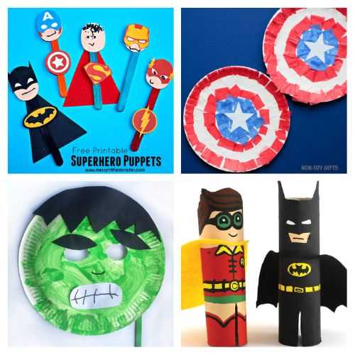 printable superhero arts and crafts