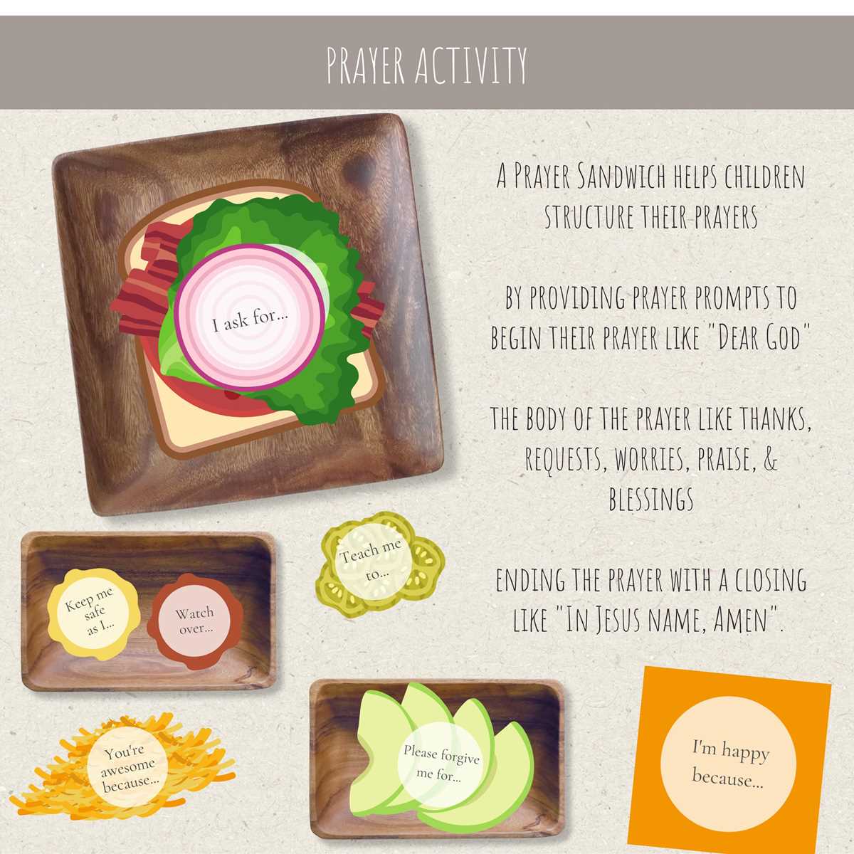 prayer sandwich printable