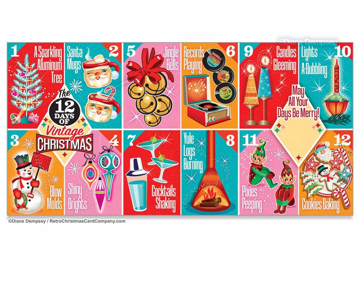 printable twelve days of christmas lyrics