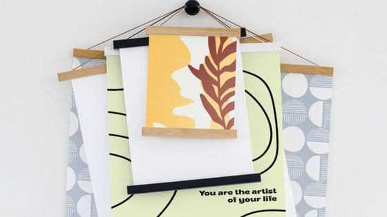 identify trends in customer satisfaction for printable art shops.