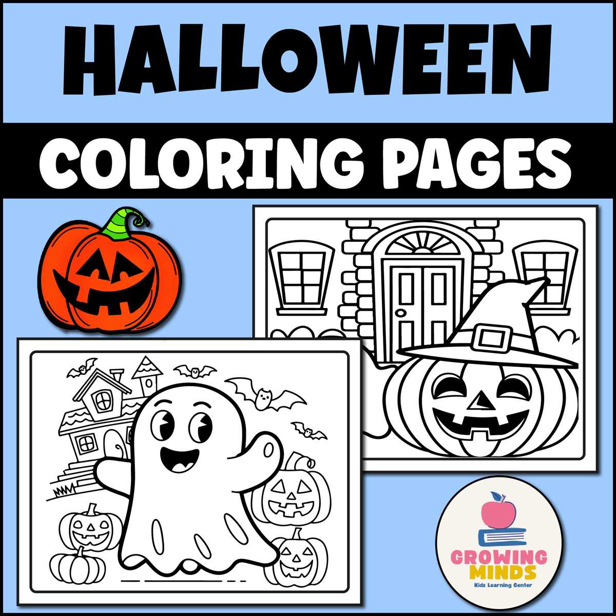 halloween printable color sheets