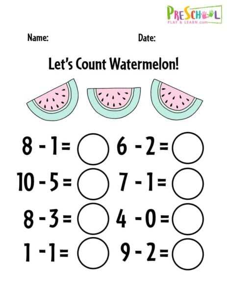 subtraction worksheets for kindergarten free printables subtraction worksheets for kindergarten free printables