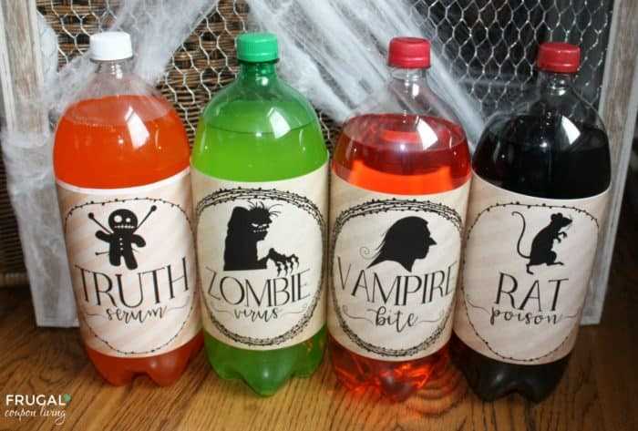 free printable halloween poison bottle labels