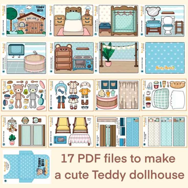paper dollhouse printable