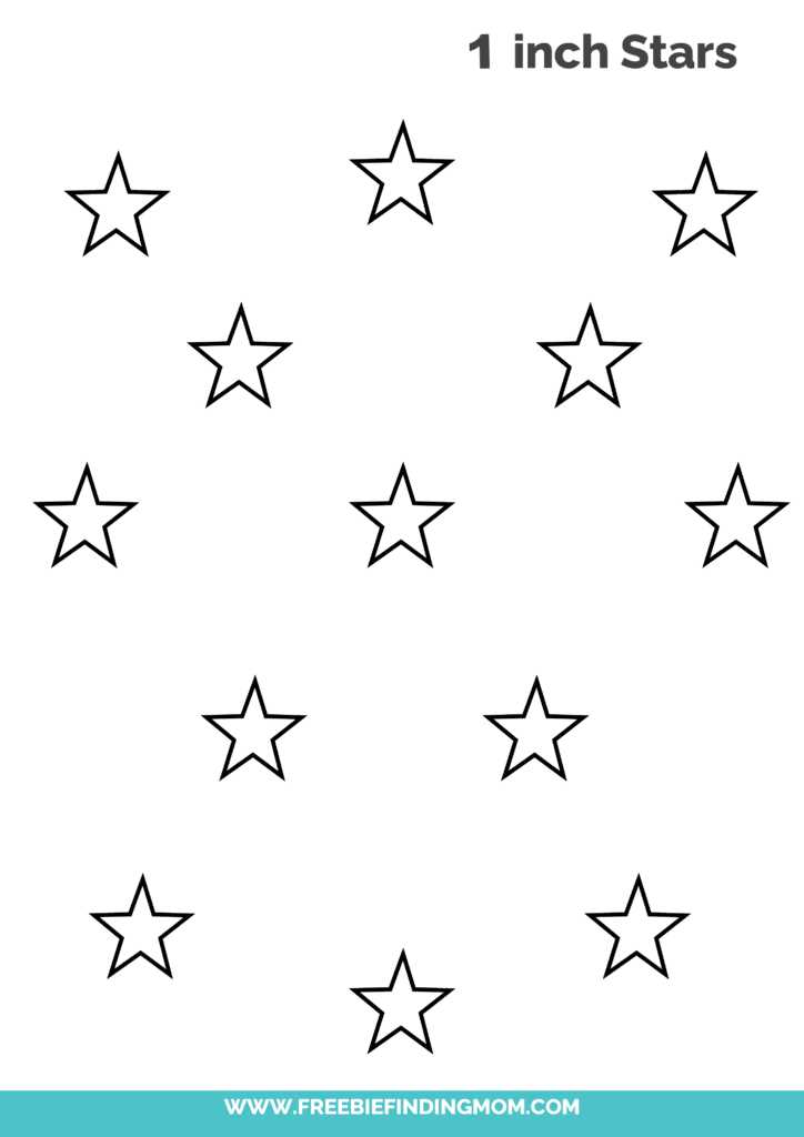 printable starburst stencil