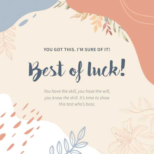 free printable good luck cards