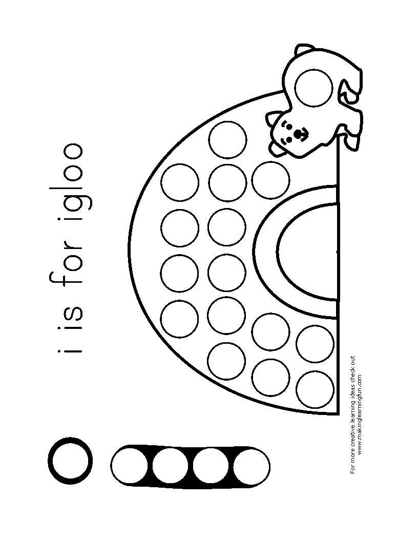 igloo printable template