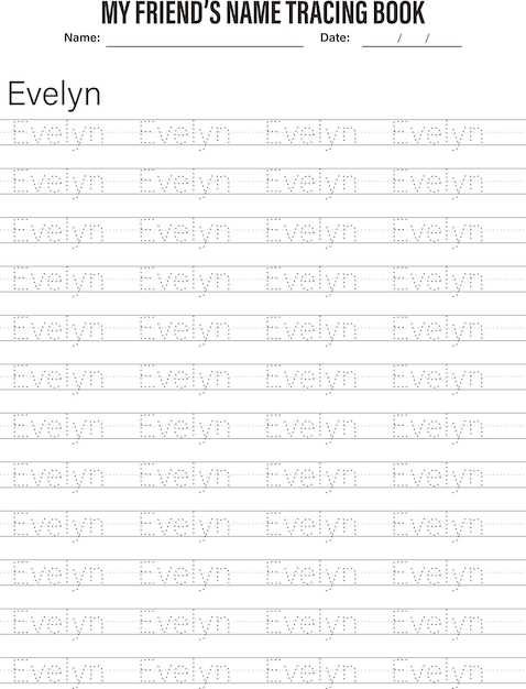printable name tracing worksheets
