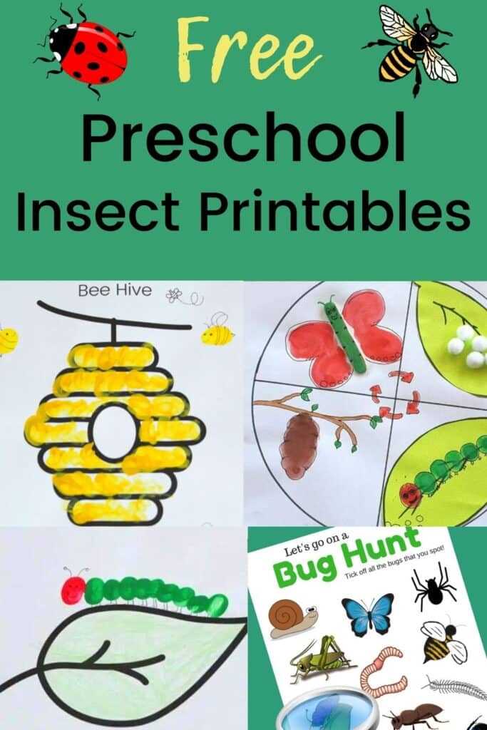 free bug printables