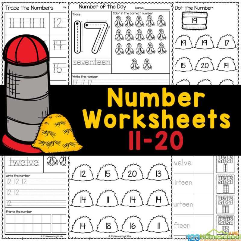 number worksheets printable free