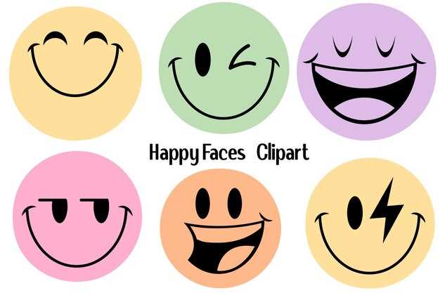 happy face printable
