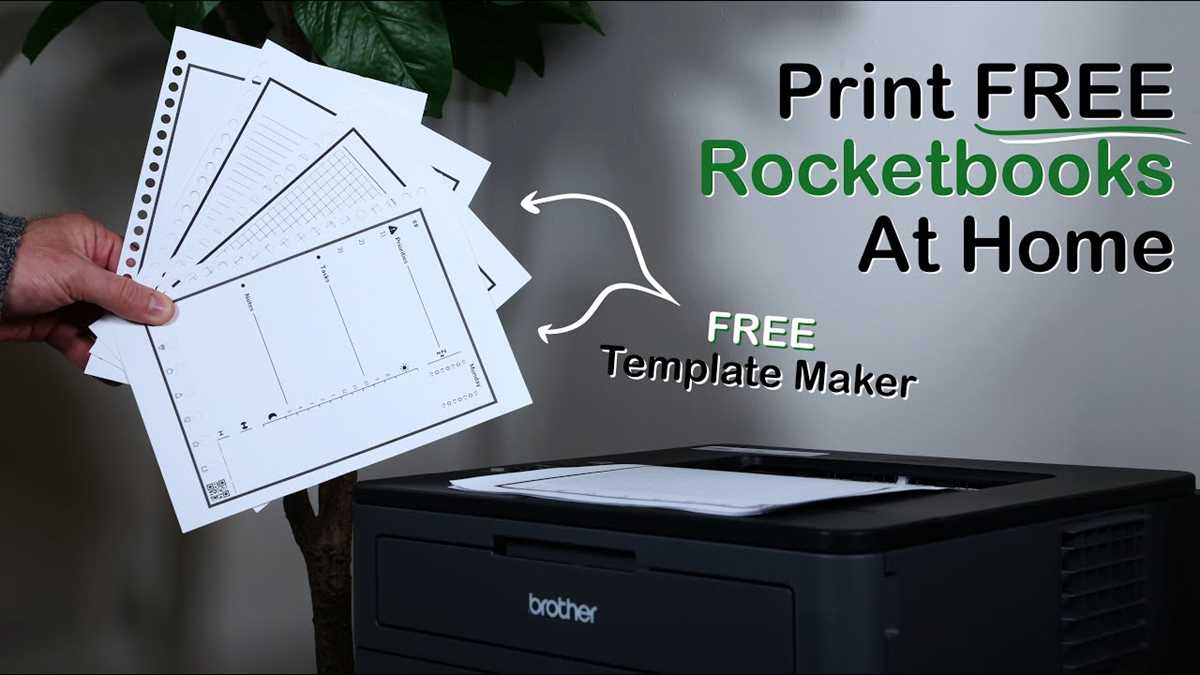 rocketbook printable pages