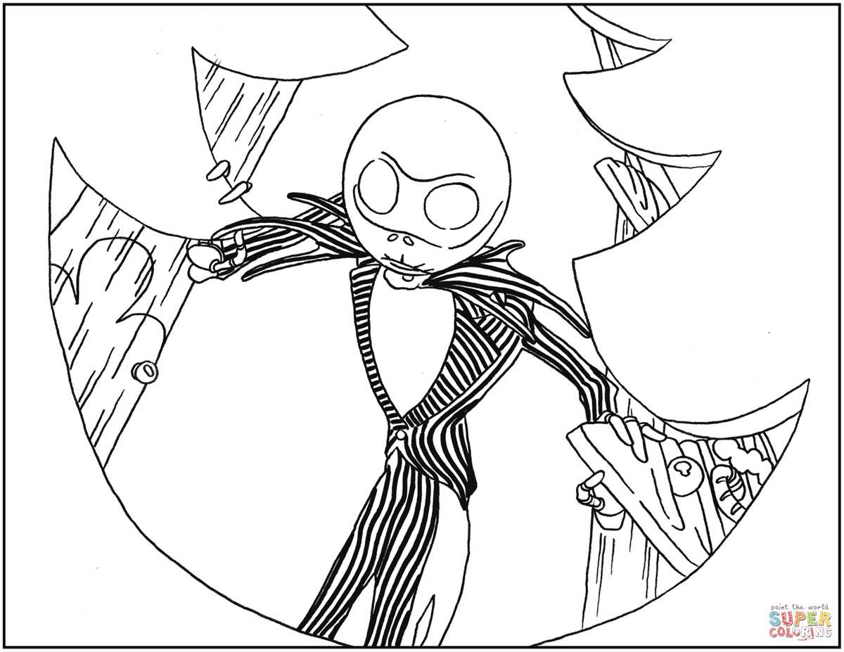jack skellington coloring pages printables jack skellington coloring pages printables