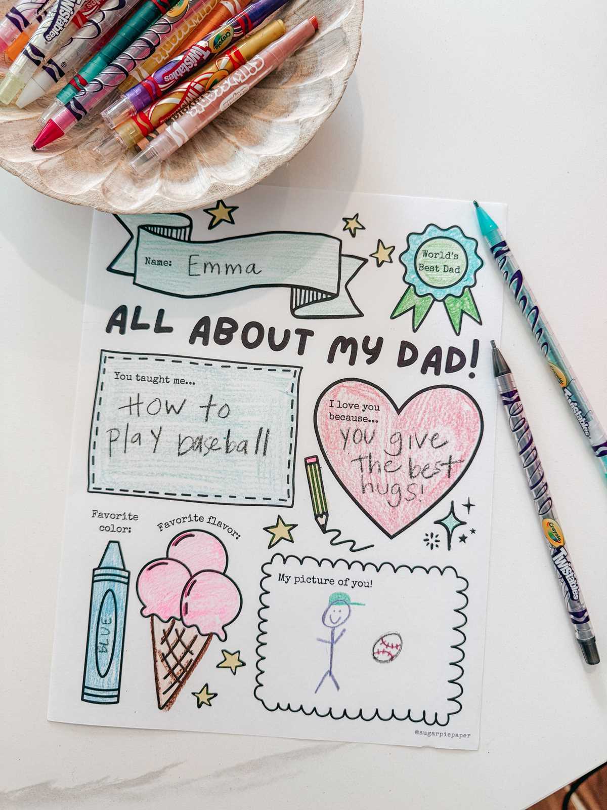 fathers day about my dad printable fathers day about my dad printable