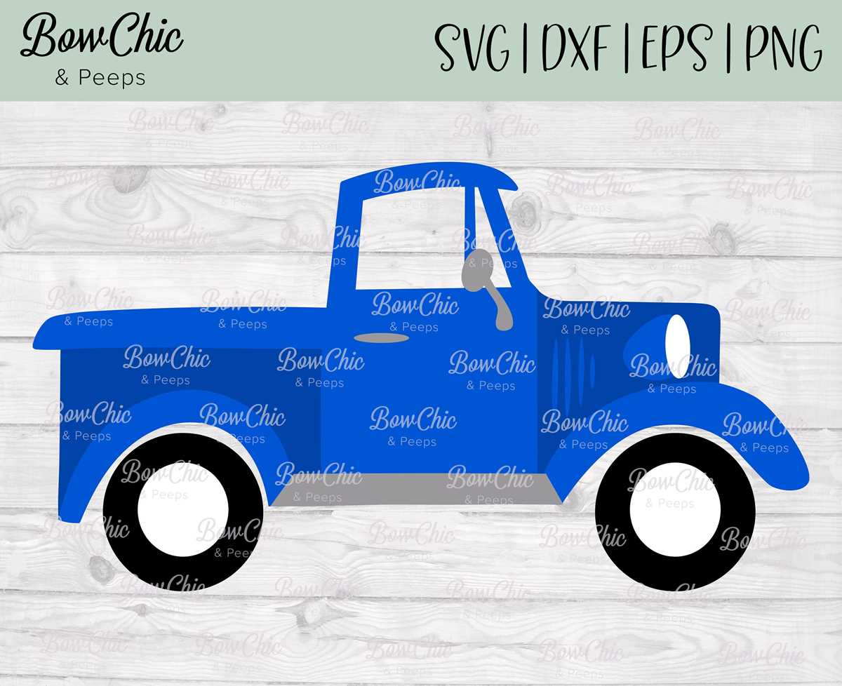 little blue truck printables free