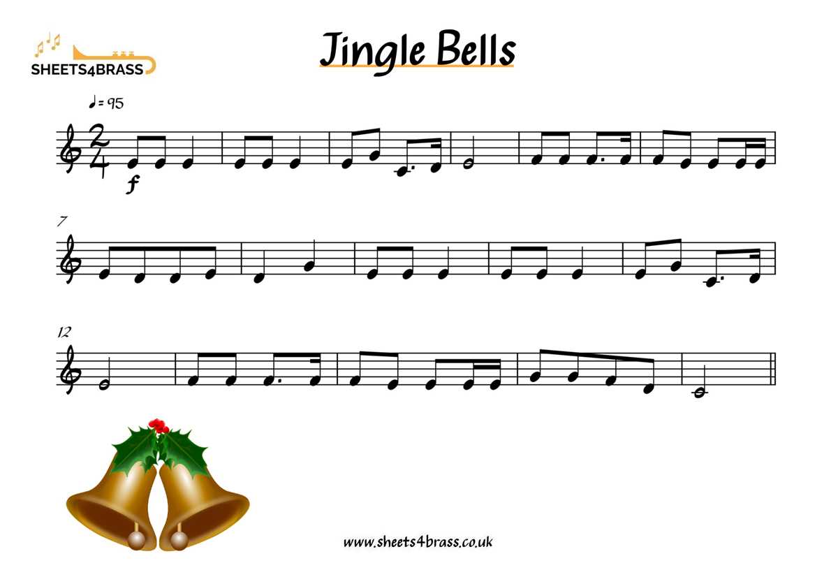 jingle bells printable sheet music