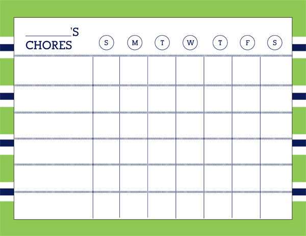 printable chore list for teens printable chore list for teens