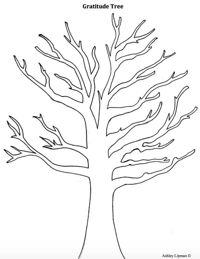 gratitude tree printable