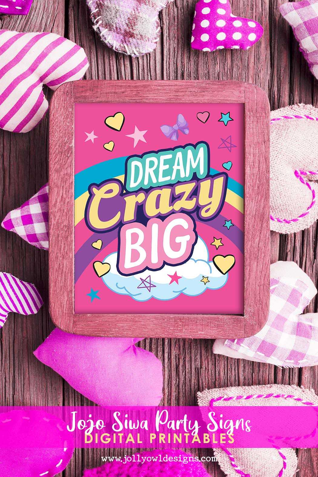 dream big printables