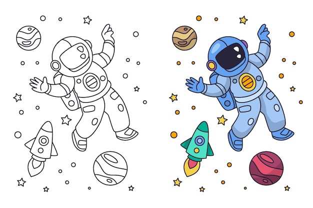 astronaut coloring page printable astronaut coloring page printable