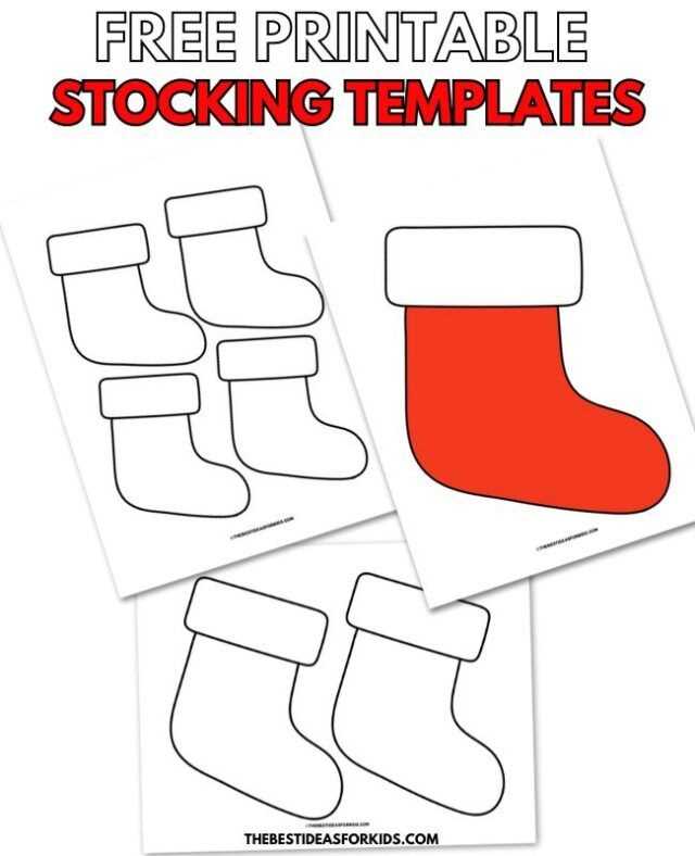 pattern for a christmas stocking free printable