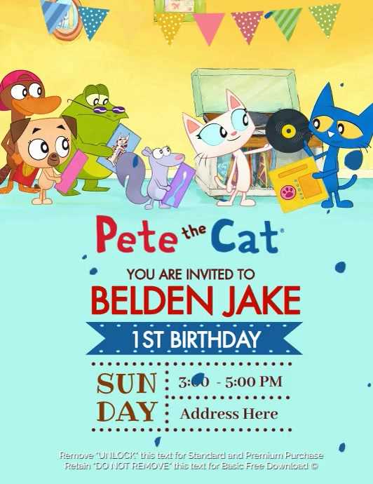 pete the cat printable