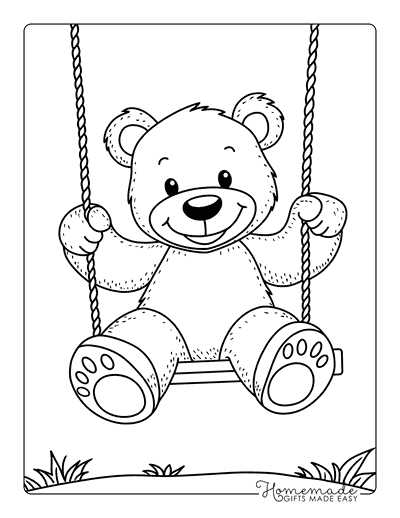 printable coloring pages bear