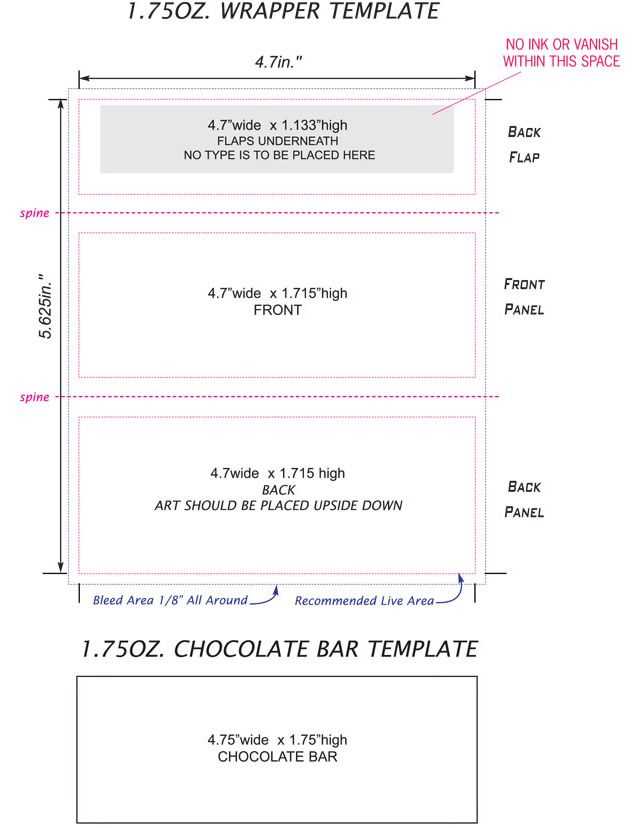 candy bar wrappers printable