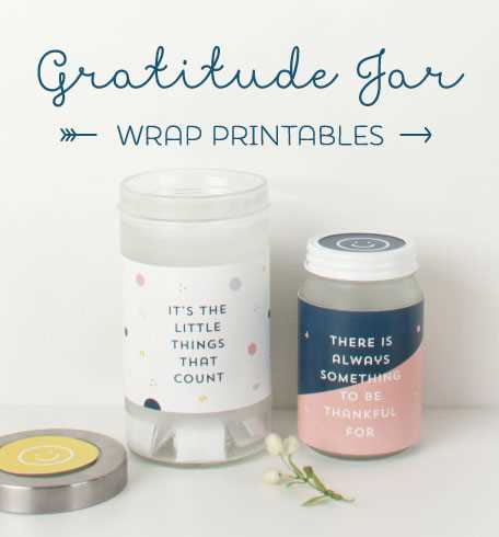 gratitude jar printable