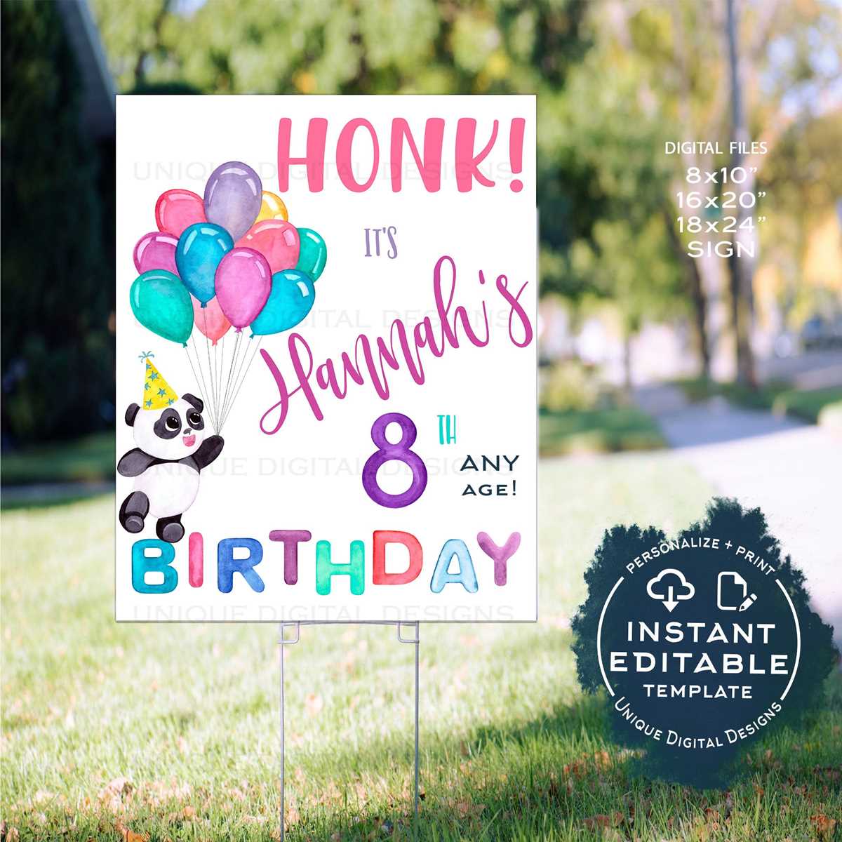 birthday signs printable