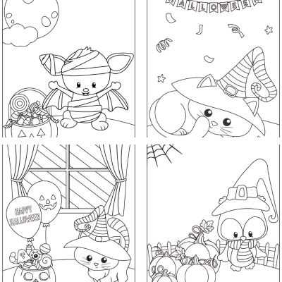 free halloween coloring sheets printable