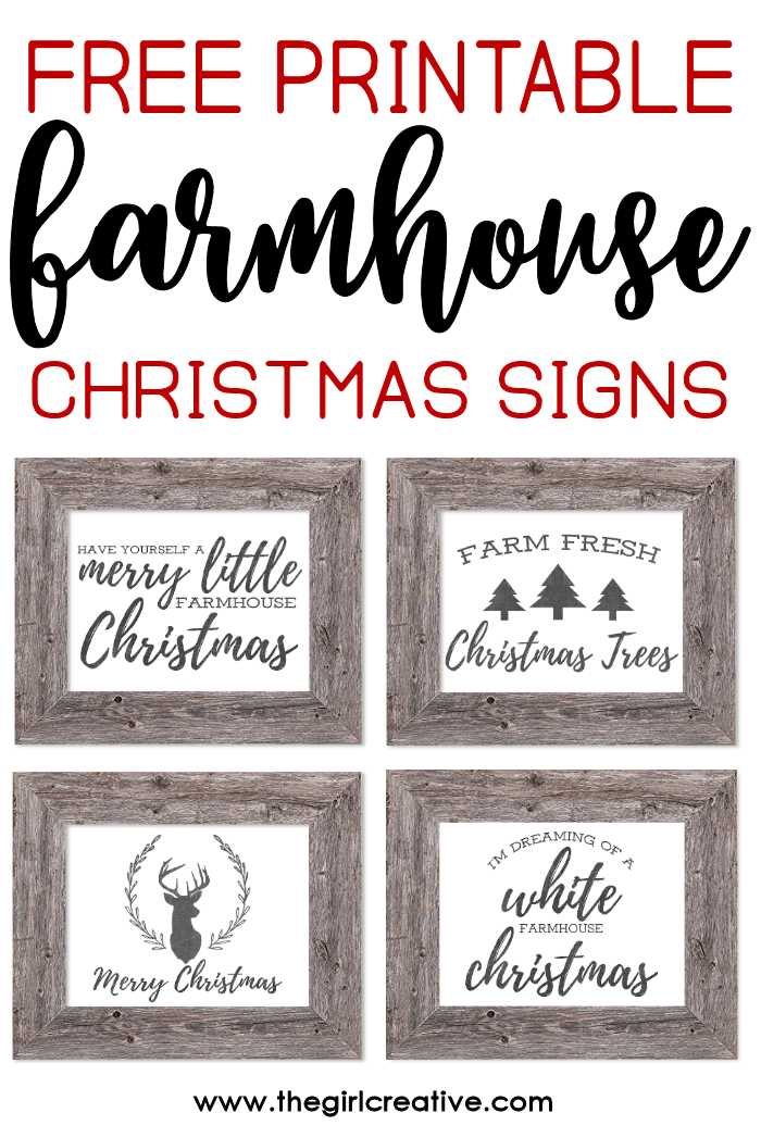 merry christmas sign printable