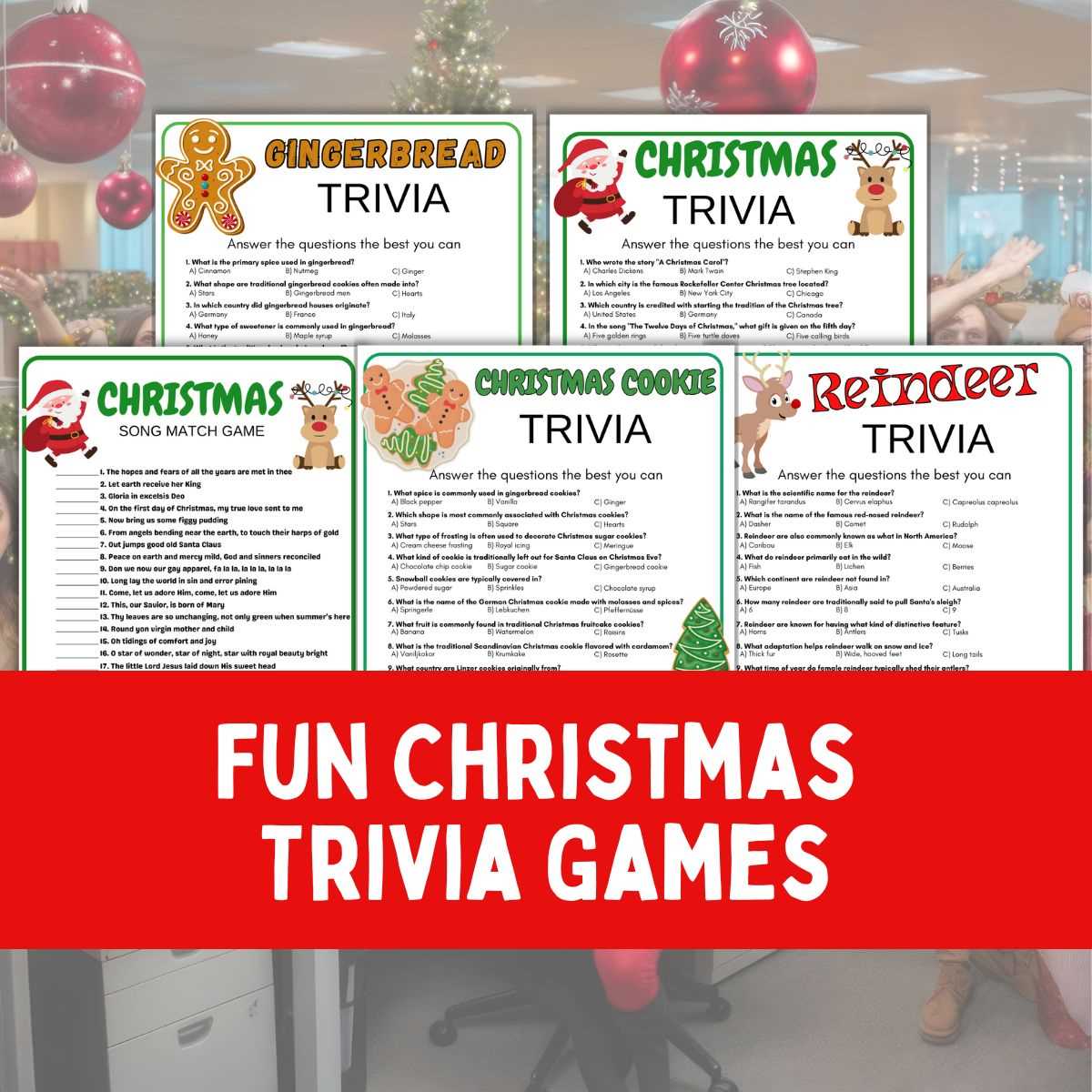 christmas trivia printable free christmas trivia printable free
