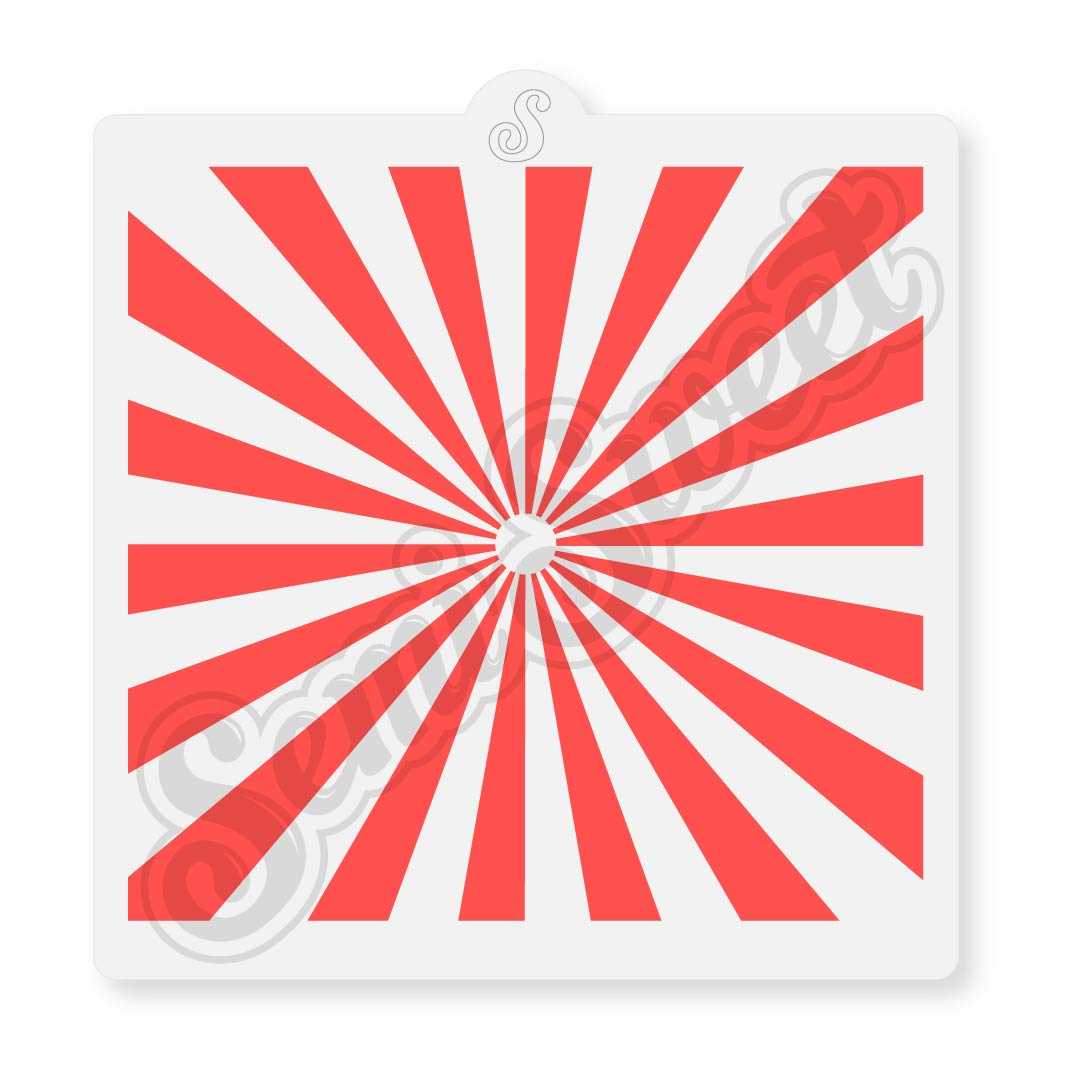 printable starburst stencil