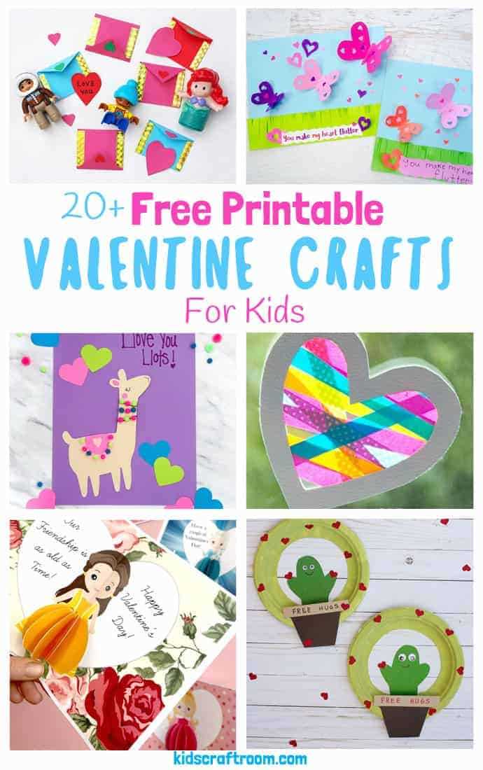 printable valentines day crafts for preschoolers