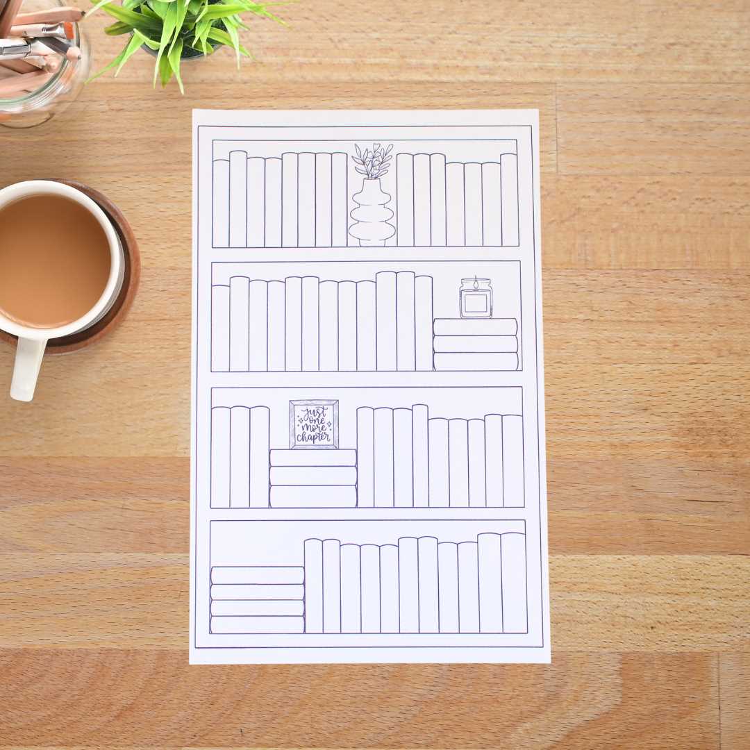 blank book template printable