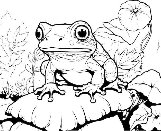 frog coloring pictures free printables